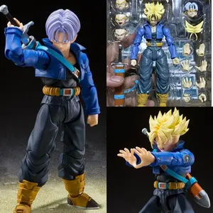 Anime Action Figure: SHF Trunks — 15cm Articulated Model & Collectible Display Piece (Future Trunks) — Poseable Toy & Gift