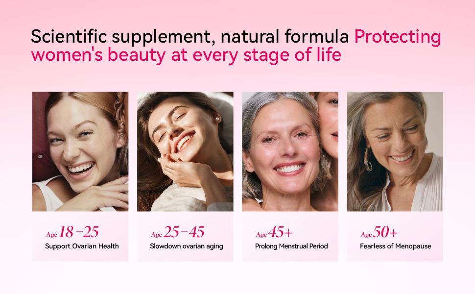 LAIFE Ovarian Health Support Supplement – Hormone Balance for Women, Regular Cycle & Mood Support, 40:1 Myo-Inositol Blend with Folate & Antioxidants – 60 Capsules, 30 Servings