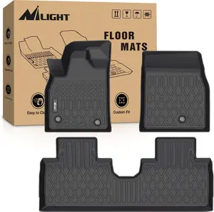 Nilight TPE Floor Mats - Custom Fit Heavy-Duty All-Weather Floor Liners for Ford Mustang Mach-E 2021-2024, Mat Floor Mats