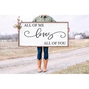 GiftOfHope All Of Me Loves All Of You Print - Wedding Gift - Bridal Shower Gift -Wedding Decor - Above The Bed Decor, Poster Unframed