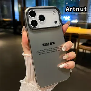 Hard PC Case for  iPhone 17 Pro Max 16 Plus 15 14 13 12 11 XR Air E Divine Comfort Verse Pattened Soft Edge Anti-Drop Lightweight Back Cover Gift for Girl