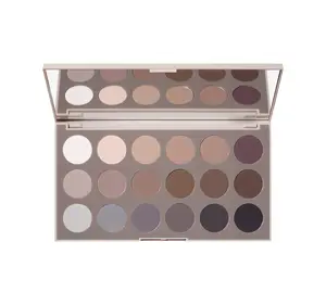 Matte Essentials Artistry Palette 18CT - Cool-Toned All-Matte Shades, 0.68 oz, Sheer Finish, Versatile for Everyday Makeup Looks - Eyeshadow, Fluffy