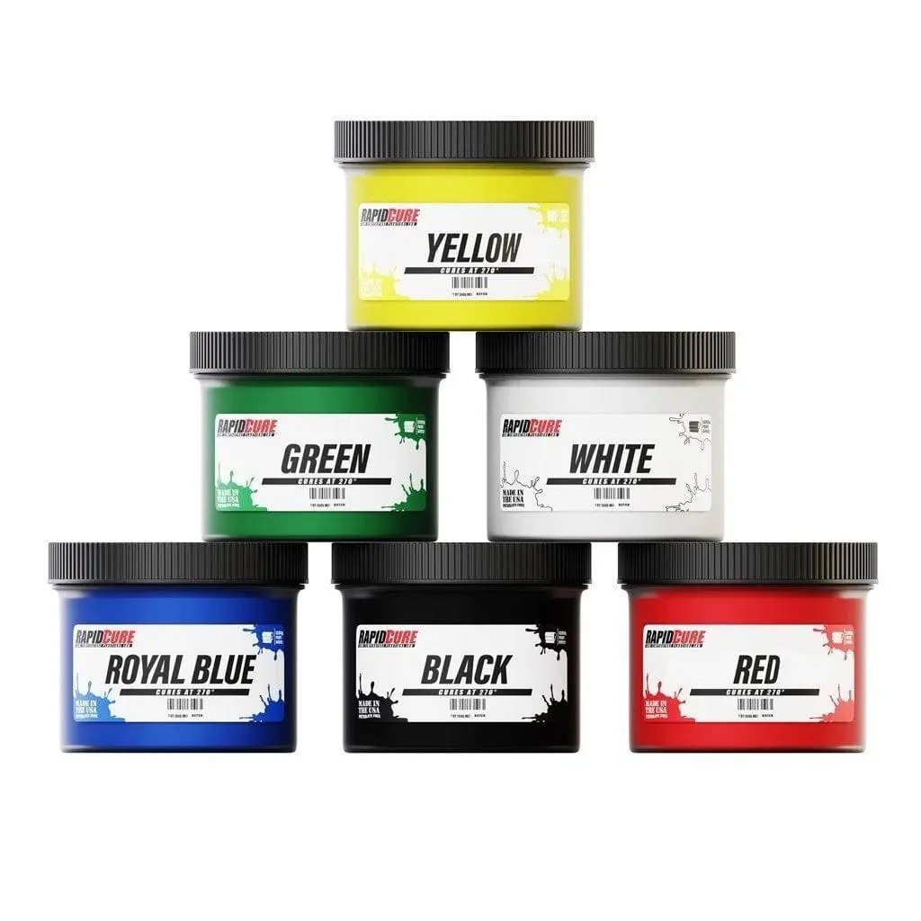 Rapid Cure Basic Screen Printing Plastisol Ink Kit Rapid Cure Basic Screen Printing Plastisol Ink Kit
