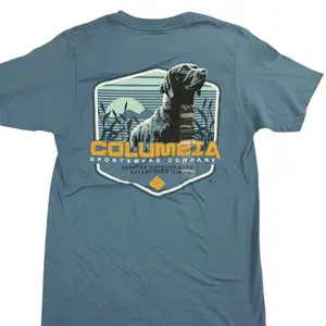 Columbia Mens Sierra Labrador Graphic Crewneck Short Sleeve T-Shirt