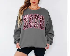 Cheetah print XOXO Sweatshirt