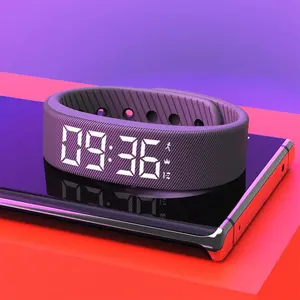 2026 LED Digital Smart band Wristbands Waterproof Smart Clock Smartband With Running Pedometer Monitor Smart sport Vibration Alarm Reminder