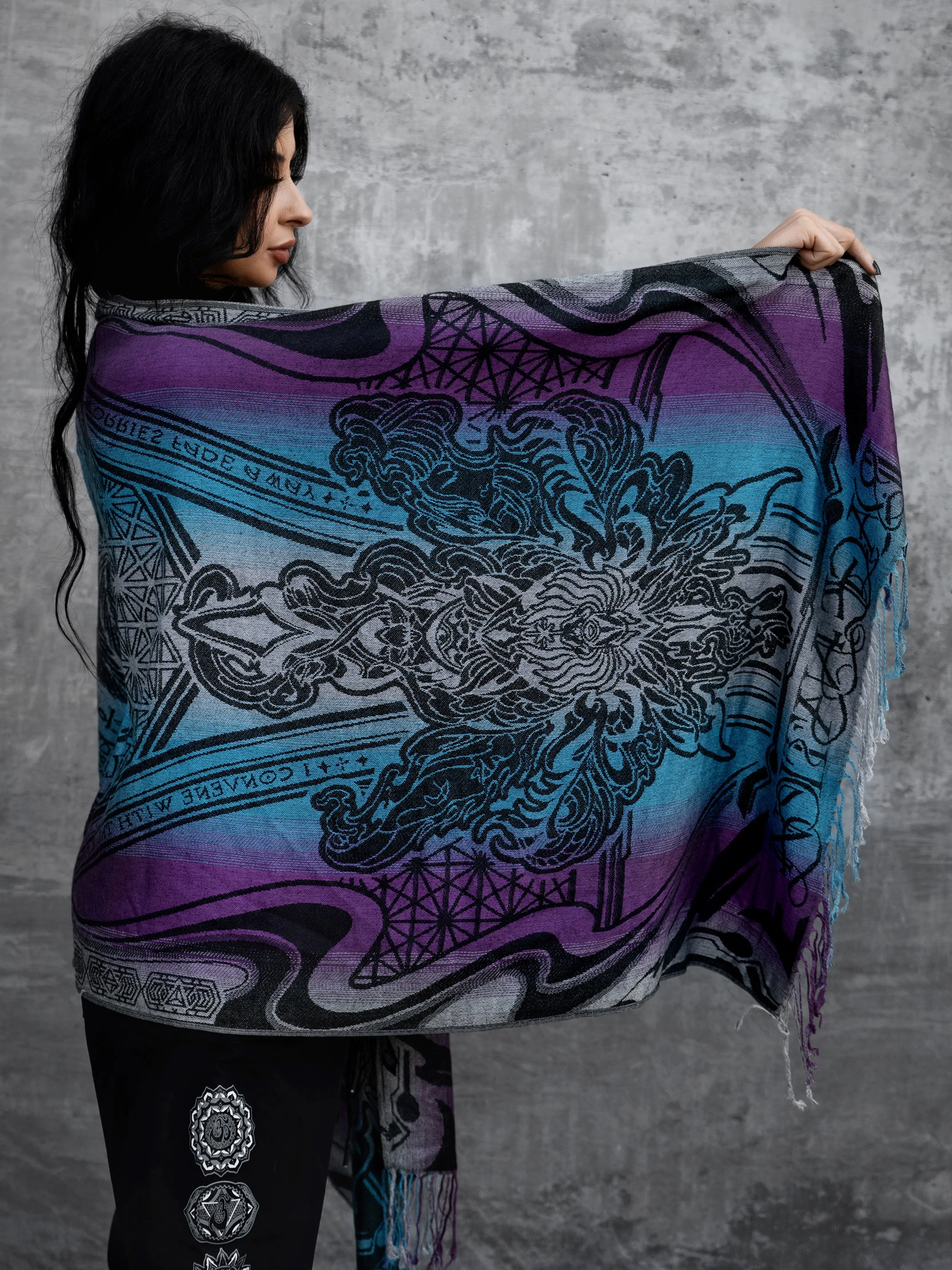 CONVENE w/ the ELEMENTS ✦ Amethyst Festival Shawl