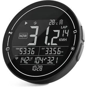 GPS  ,  Cycling , ANT+  Bicycle Speedometer Odometer IPX6 , Rechargeable with 2.5? Screen for Bikers Outdoor Cycling ( Upgraded)