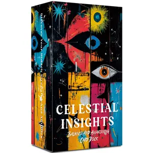 1 Box 56 Inner Wisdom Oracle Cards, Intuition Spiritual Awakening Oracle Cards, Personal Growth Oracle Cards for Beginners, Tarot Cards, Tarot Card Decks, Card Games