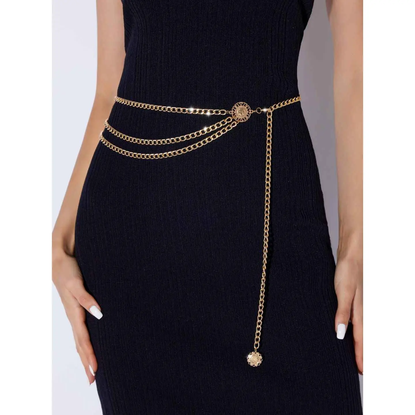 Cider [one-size] Metal Layered Waist Chain
