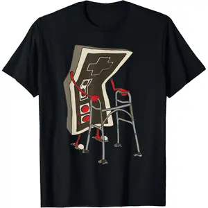 Old Gamer Retro Video Game Old Gamer T-Shirt   Graphic tees