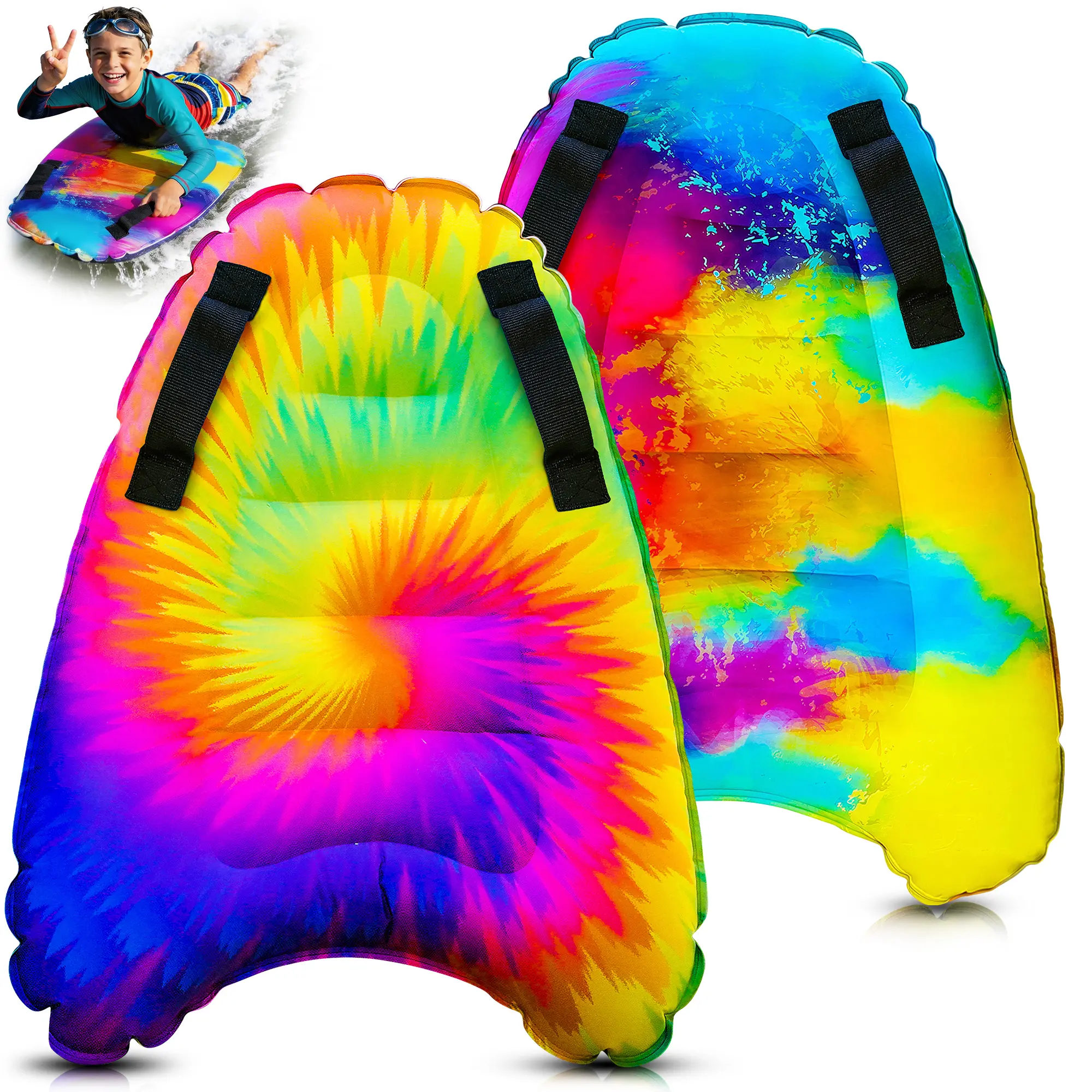 2 PK TIE DYE & WATERCOLOR  NYLON BOARD  NYLON BOARD