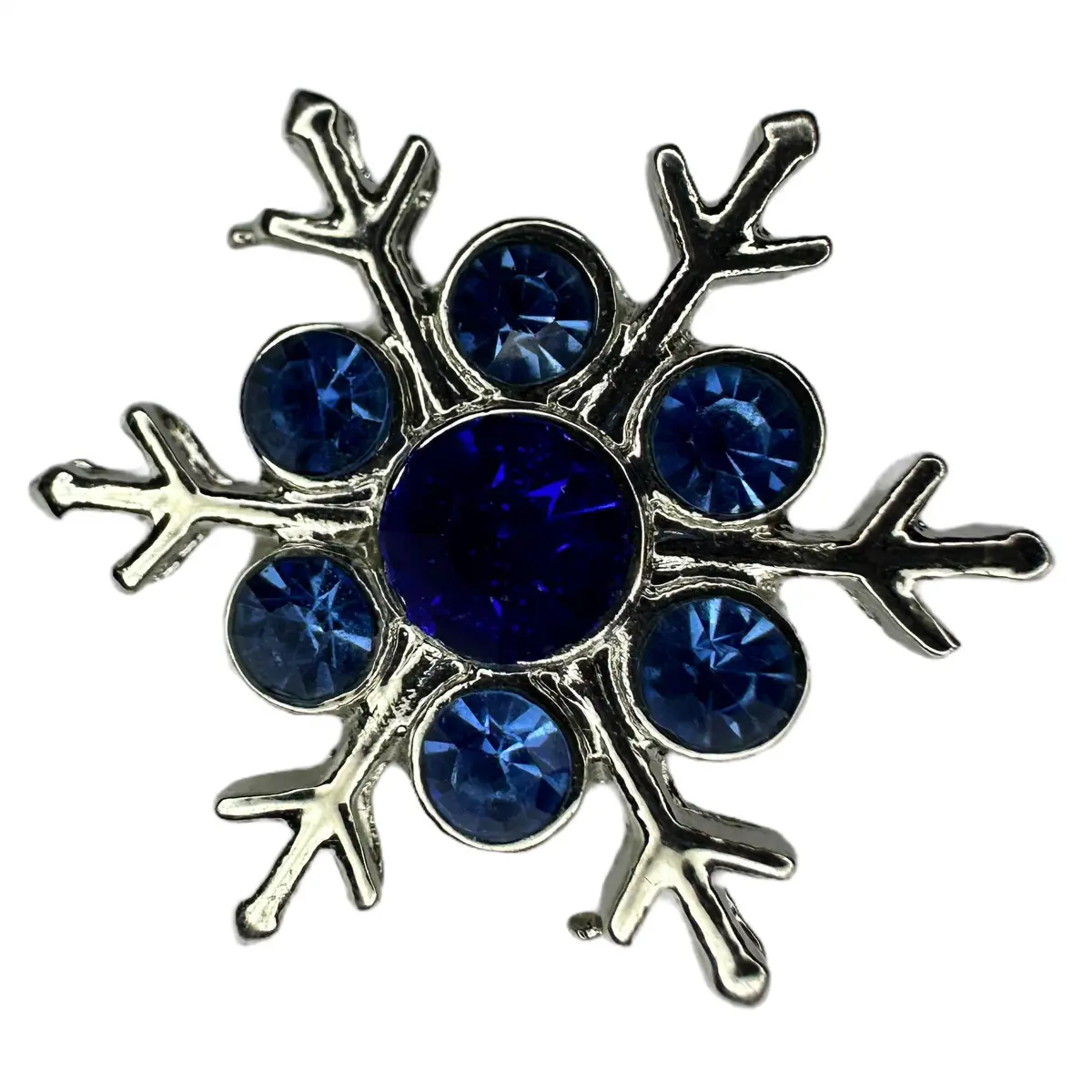 The SnapBliss Snowflake SnapCharm, Blue, Fun Snap-On Charms for Tumbler Cup Bracelets, Personalize Your Drinkware with Unique, Interchangeable Accessories! ideal holiday gift