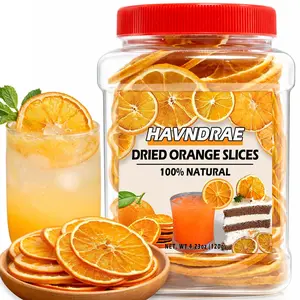 4.23oz Dried Orange Slices, Dehydrated Orange Slices for Cocktail Garnish and Mixology, No Sugar Added Natural Dried Citrus for Baking, Tea Drinks, Wreath Making and Cake Decoration