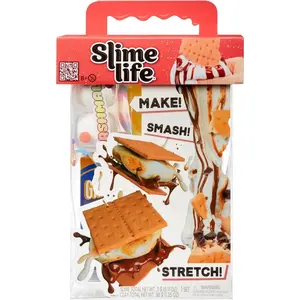 Slime Life S'Mores DIY Kit - Unboxing Ingredients to Make, Smash, and Stretch Your Food Slime, Ages 8+