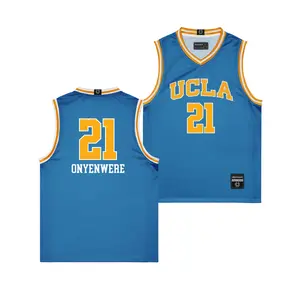 UCLA Women's Basketball Blue Jersey - Michaela Onyenwere