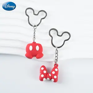 1/2Pcs Disney Licensed Minnie Bow Mickey Shorts Keychain, Keychain For Bags, Pendant, Mickey Bag Clip Cartoon Soft Touch PVC Bag Clip Bag Charm Keyring Collectible Ornaments Bag Hangings Wallet Backpack Bag Decoration Christmas Birthday Gifts