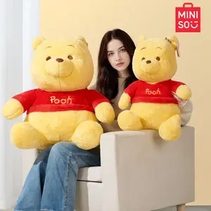 【Holiday Gift】Disney Winnie the Pooh Basic Series Sitting Plush Doll 31.5inch/19.69inch, Adorable Classic Character Stuffed Toy, Suitable Gift for Women & Fans, Holiday & Holiday Haul & New Year