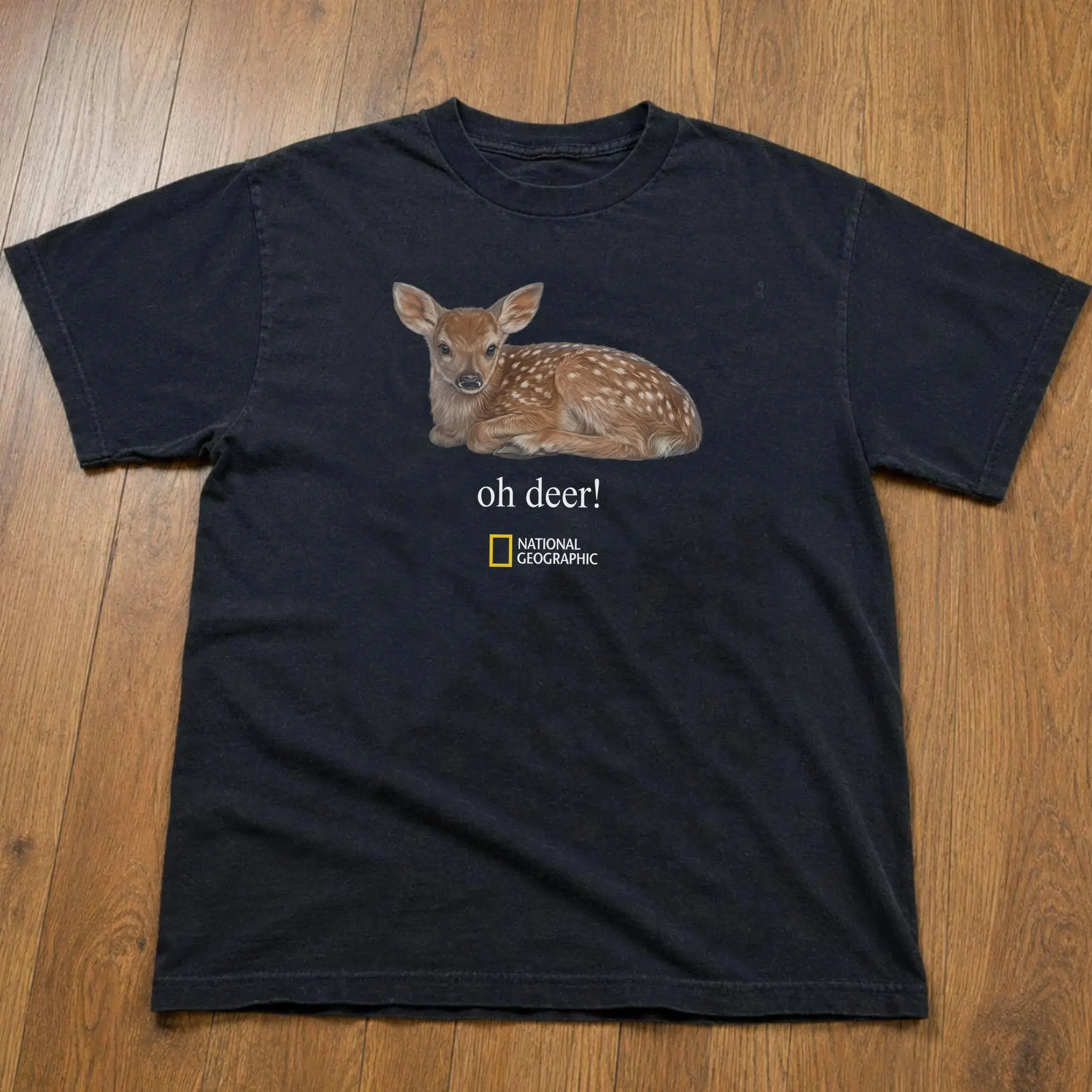 National Geographic Oh Deer Graphic Tee T-shirt, Unisex