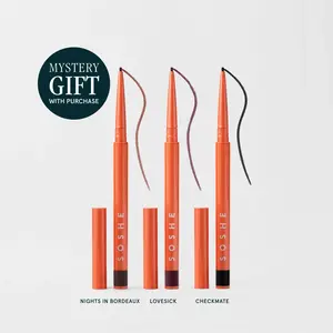 SOSHE Beauty Waterproof Precision Eyeliner - Ultra Soft Gel Formula, Long Lasting, Smudge Proof, Micro Precise 1.5MM Tip, True Black