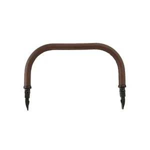 Baby Stroller Leatherette Handle bar, Bumper Bar,Armrest, Crossbar, Stroller Accessories, Black leatherette handle bar, Patpat