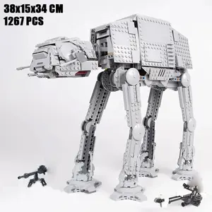 The movie AT-AT building block Creative Building Blocks DIY model has been modified from 75288 to include digital toys, gifts, educational children's toys, and fun learning toys, making it the perfect Christmas gift for children