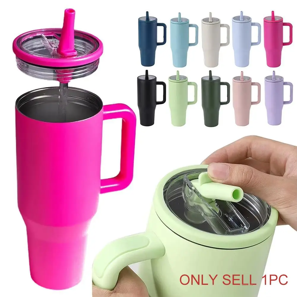 40oz Large Capacity Straw Cup Mug, Hydration Tumbler, Insulated Drink Tumbler, Leak-Proof Seal, Comfortable Grip, Ideal for Home Watching TV, Outdoor Picnics, Lifestyle Enthusiasts, Insulated Drinkware, Leakproof Tumbler