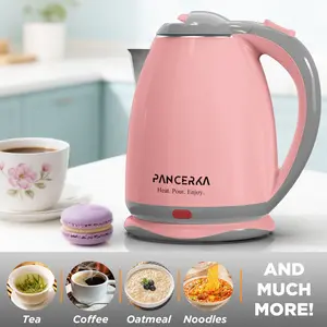 PANCERKA Electric Kettle, 1.8L 1000W Fast Boil Electric Tea Kettle with Auto Shut-Off and Boil-Dry Protection, Hot Water Kettle for Coffee, Tea and Home Use