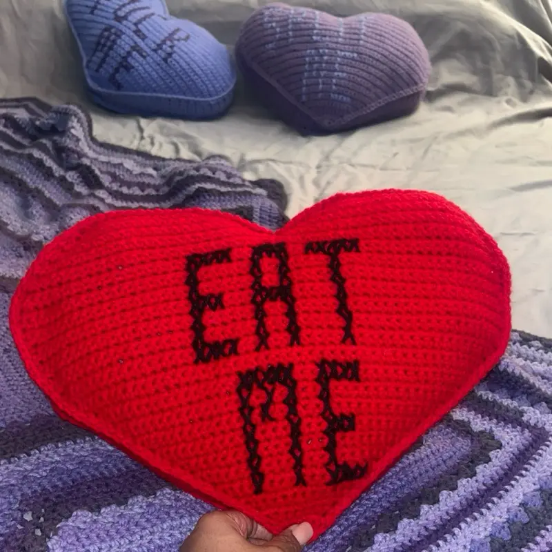 Personalized Heart Pillows