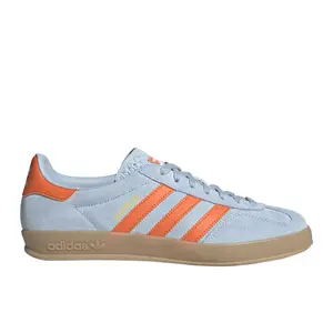 adidas Mens Gazelle Indoor Lace Up Sneakers Shoes Casual - Blue