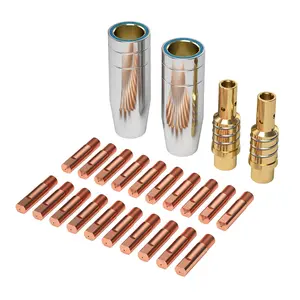 ARCCAPTAIN for MB15 15AK MIG Welding Gun Kit .030" .035'' Contact Tip Nozzle Diffuser MIG Welding Gun Accessory Kit for MB15 & ARCCAPTAIN MIG200 MIG130 (.030"/.035'' MIG Gun Accessory Kit)