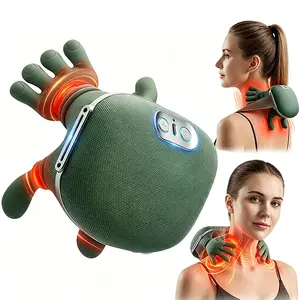 Professional handheld neck massager with realistic touch, three speed setting, adjustable, suitable for both men and women, suitable for home or office use, powered by USB for perfect gift, relaxation assistance, shoulder and neck soothing