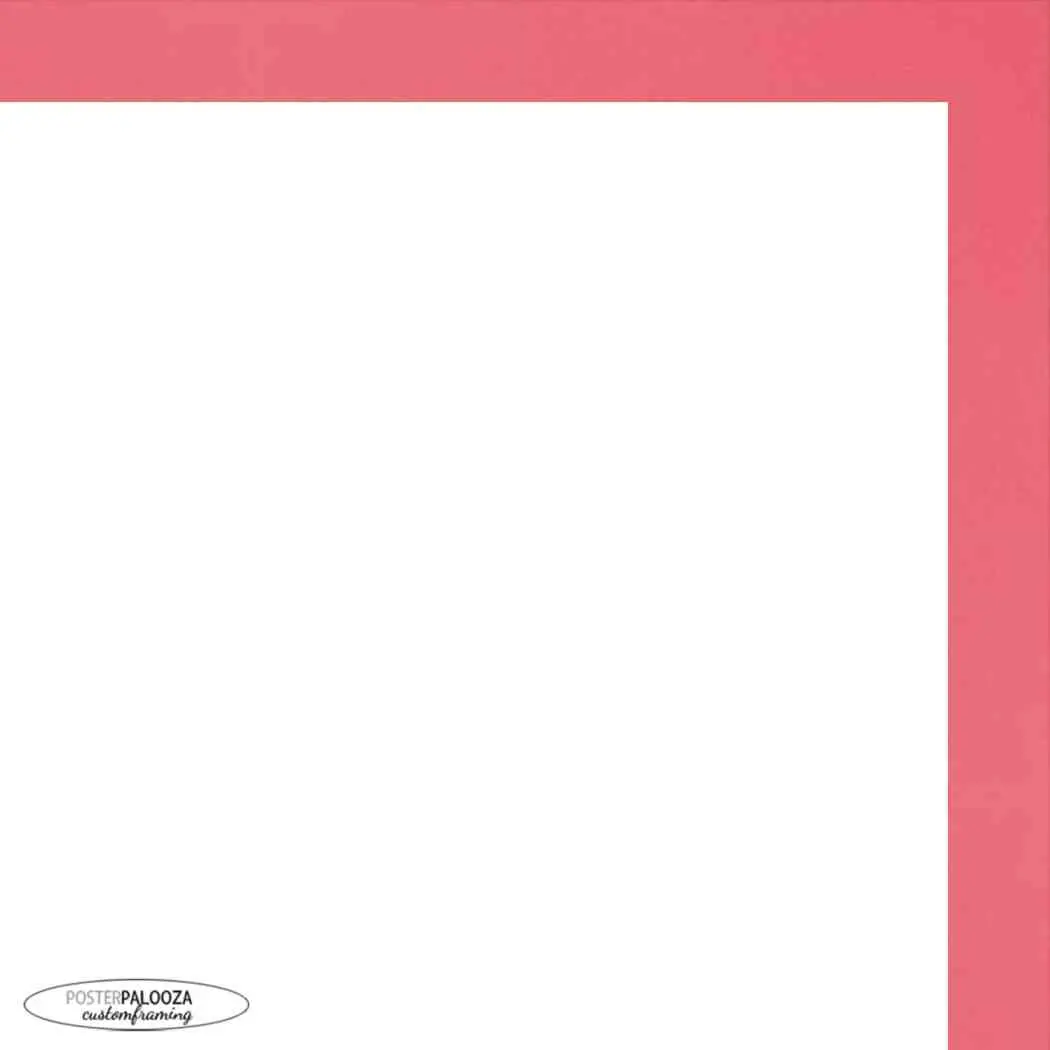 5x3 Classic Modern Red Picture Frame - UV Acrylic, Foam Board Backing, Hanging Hardware