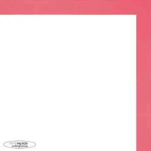 28x21 Classic Modern Red Picture Frame - UV Acrylic, Foam Board Backing, Hanging Hardware