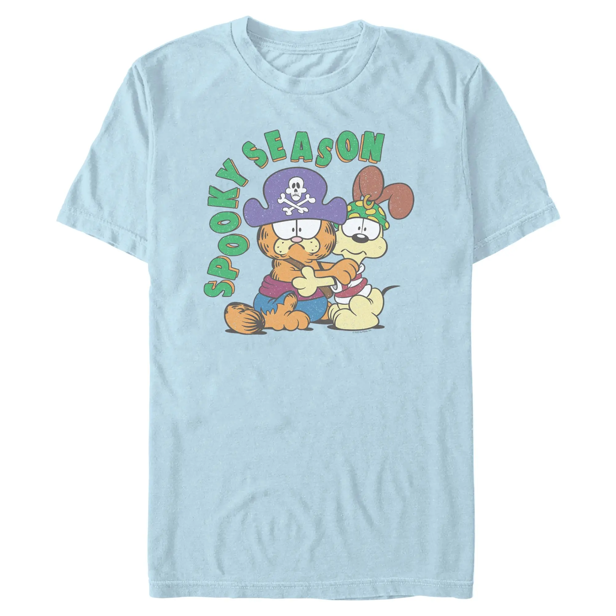 Mens Garfield Orange Cat And Odie Pirates Season T Shirt