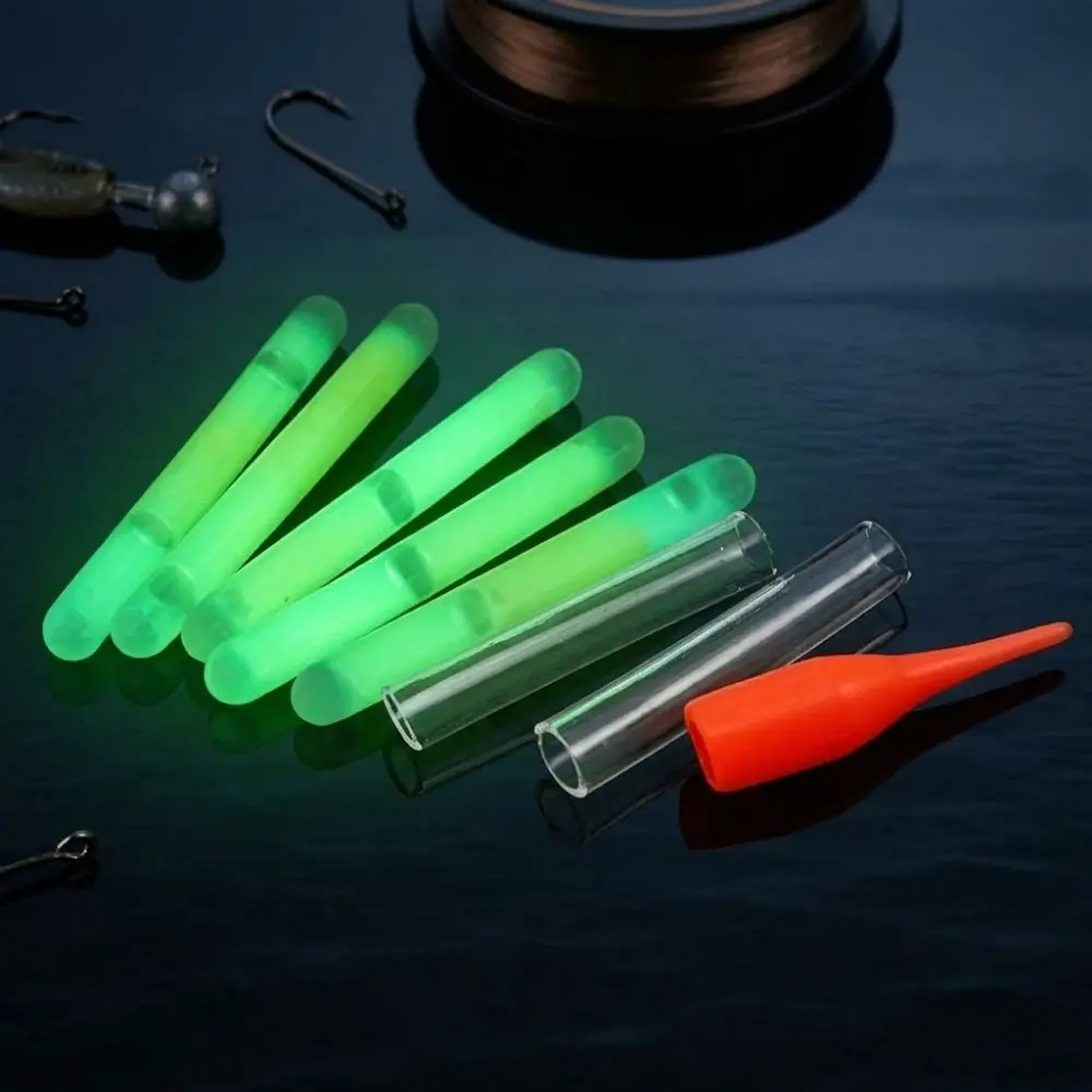 Portable 5-Piece Night Fishing Kit with 30m Visible Glow Balls, Mini Fluorescent Bobbers & Anti-Tangle Floats, Professional LED Fishing Light Accessories for Night Anglers Fishing Equipment, Fishing Supplies, Fishing Gear, Fishing Tools