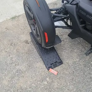 【Summerfinds】VEVOR single pack Car Service Ramp 5.5" Lift Car RampLow Profile Plastic Tire RampHeavy Duty Truck Ramp for Oil Changes WheelsLift Vehicle Maintenance, Durable, Elevation, Stability, 1 Ton