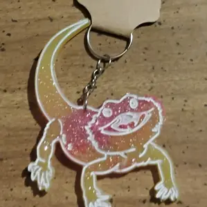 lizard keychain