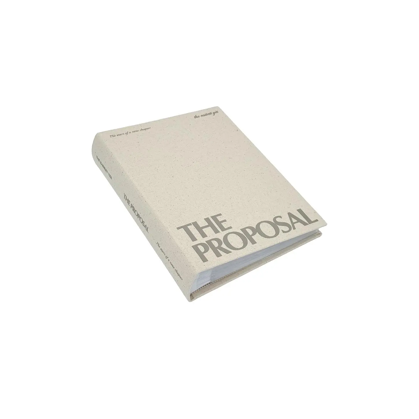 The Ceremony Club Proposal Photo Album in Linen