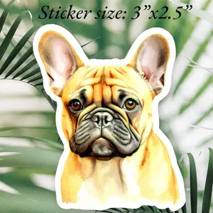 Frenchie sticker vinyl car sticker French bulldog