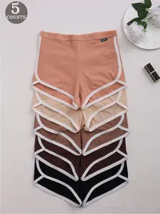 Women's Comfortable Flat Lined Lightweight Summer Panties, 5 Pack Breathable Underwear Set, Soft & Lightweight Ladies' Briefs for Daily Wear, Womenswear
