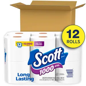 White Toilet Tissue (1000-Sheet 12 Rolls Per Pack)
