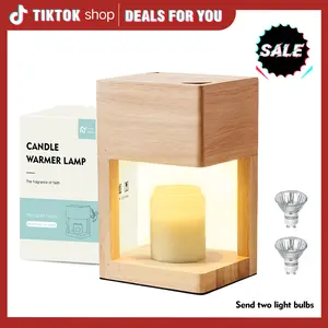 Candle Warmer Lamp with Timer, Dimmable Electric Candle Lamp Warmer for Jar Candles,Birthday Gifts for Women, Compatible Up to 4.5inch Candles