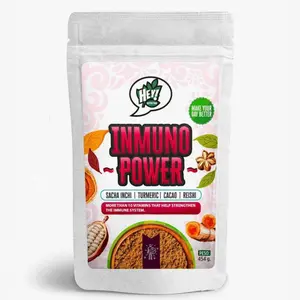 Hey Nutrition Inmuno Power Powder - Plant Based, Potassium, Zinc, Phosphorus, Magnesium, Calcium, Iron, Vitamin A, B12, B6, C, D3, Gluten Free, Vegan, Non-GMO Healthcare Dietary