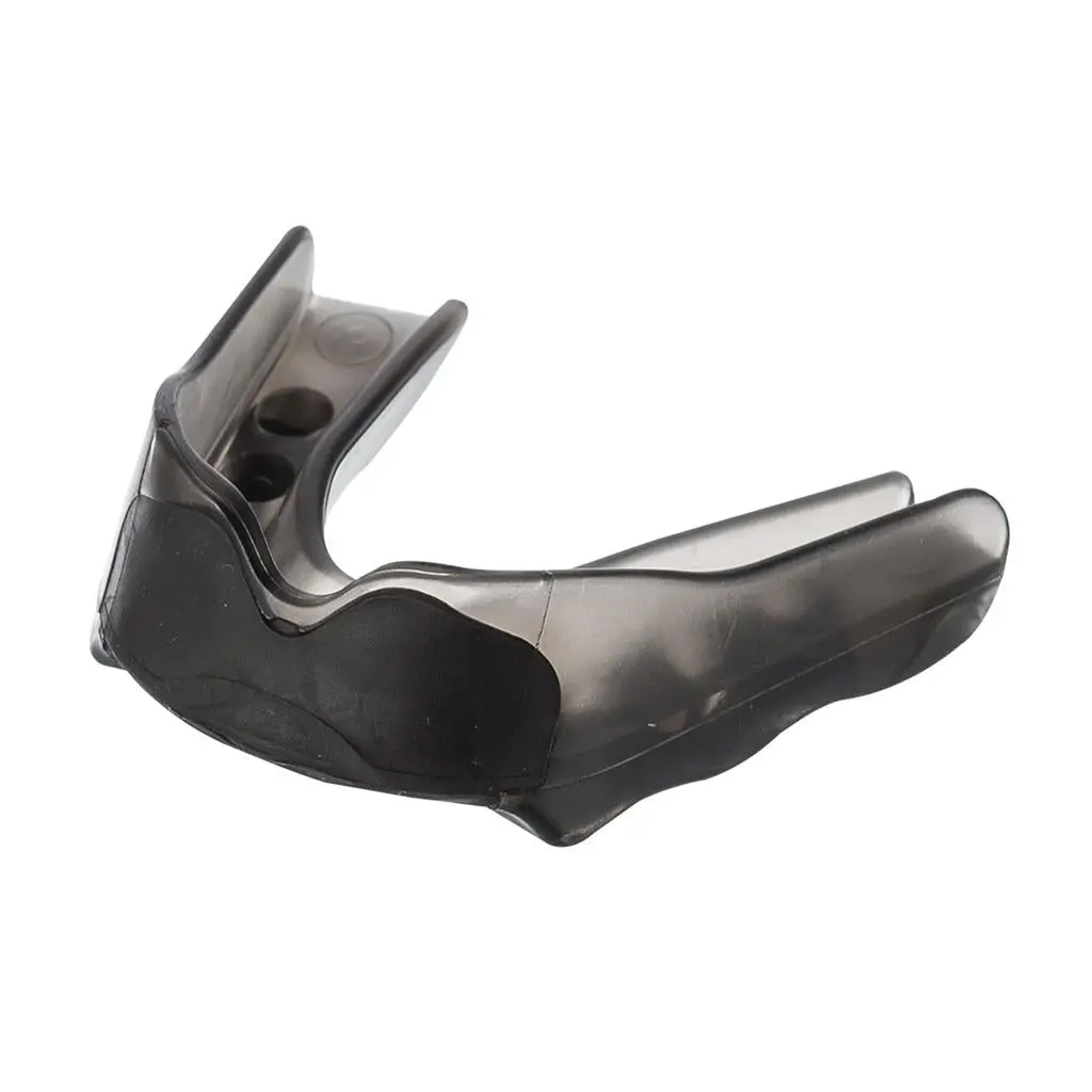 Pro Boil-and-Bite Sports Mouthguard - Custom Moldable Fit, Built-in Bumpers, Shock Absorption, Integrated Breathing Channel, Suitable for Braced Athletes