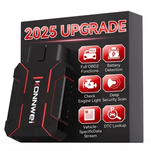 KONNWEI MAXOBD Bluetooth5.2 OBD2 Scanner Deep Security Scan, Vehicle-Specific Data Stream, Read/Erase Codes, Data Stream, Battery Check, Diagnostic Report For IOS/Android