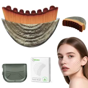 Lymphatic Contour Face Brush for Jawline & Chin Sculpting, Cotsoco Dry Brushing Massager for Lymphatic Drainage & Facial Fatigue Relief, Gift for Women, Christmas Gift