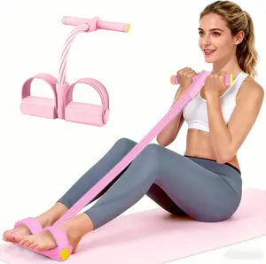 2026 latest pedal resistance device, detachable and adjustable pedal resistance device Multifunction Pedal Resistance Band, Elastic Pull Rope Fitness, Full-Body Workout at Home Gym, Exercise Sit-up, Yoga, Abdominal Training,puller