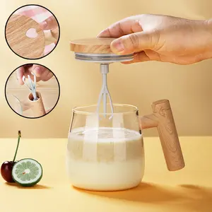 400ML Electric Self-Stirring Coffee Mug, High-Speed Automatic Mixing Glass Cup, Kitchen Gadget for Gyms and Dining Room