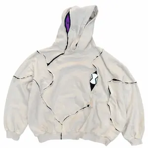 Ghost Freak Hoodie – 450 GSM Oversized Cut & Sew Streetwear